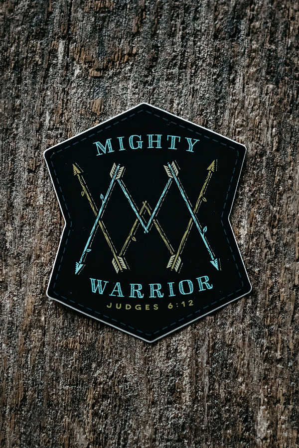 Mighty Warrior Sticker