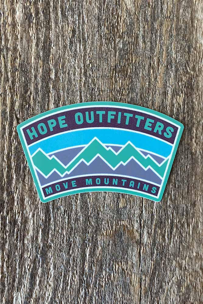Hope Outfitters Move Mountains Sticker