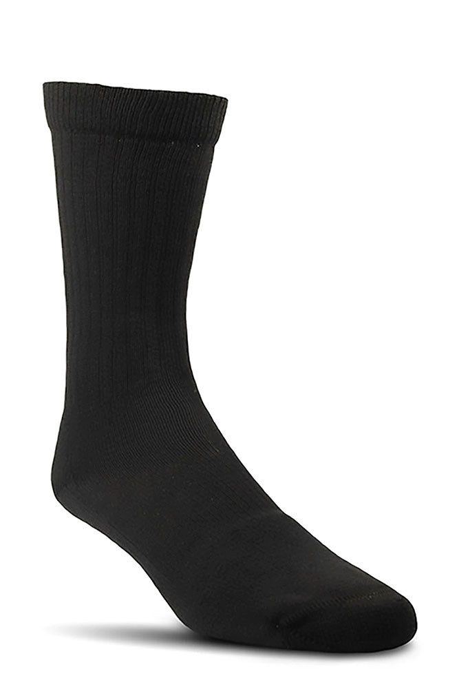 100% USA Made - Black Crew Coronado Socks