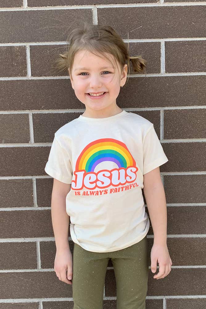 Vintage Rainbow Toddler Tee