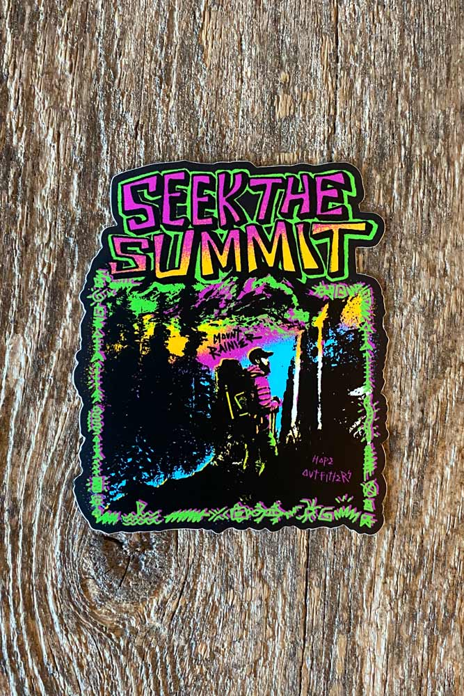 Seek The Summit Sticker