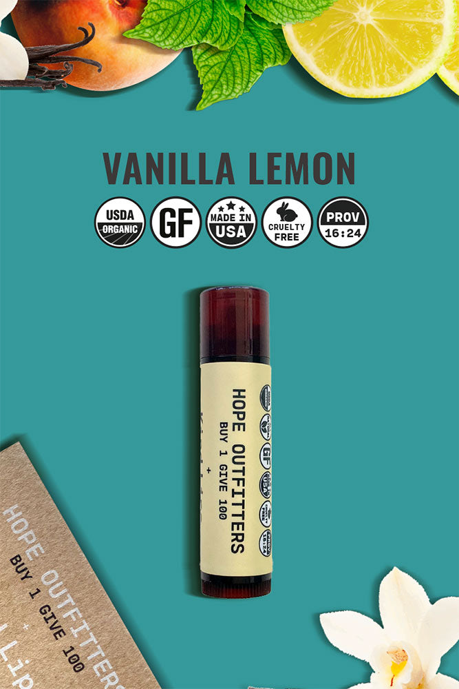 Organic Vanilla Lemon Lip Balm