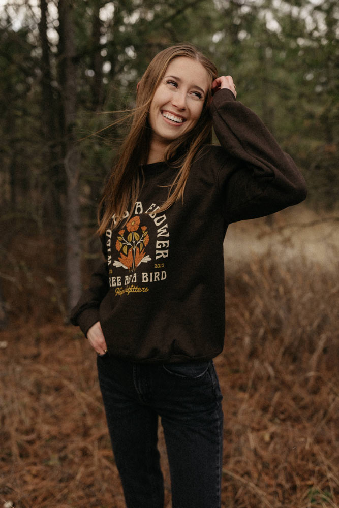 Wild As A Flower Crewneck Sweatshirt