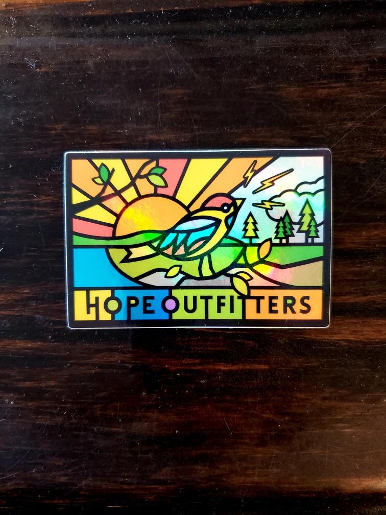 Hope Hologram Sticker