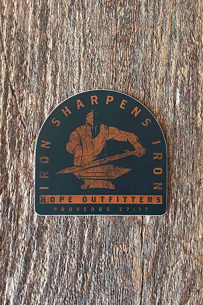 Iron Sharpens Iron Sticker