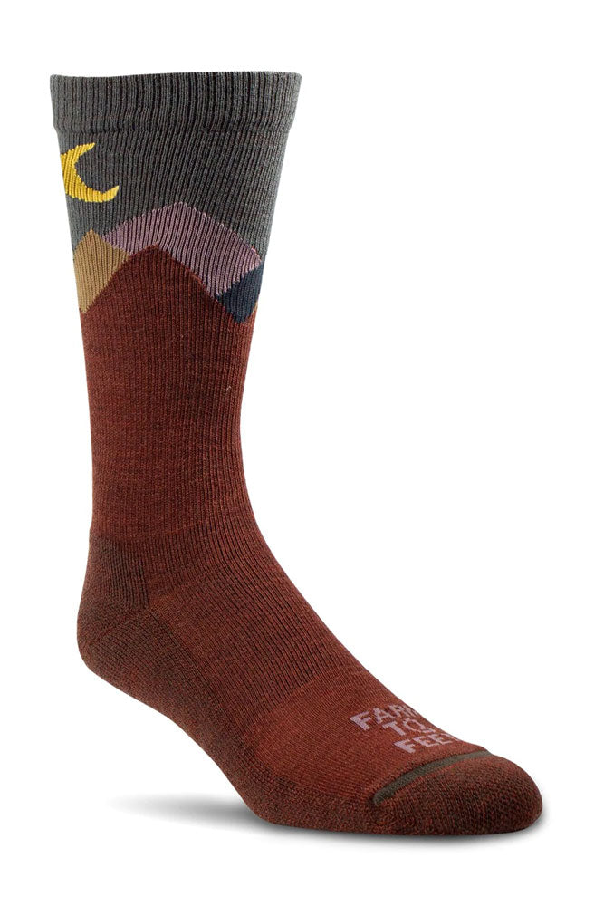 100% USA Made - Four Peaks Crew Socks