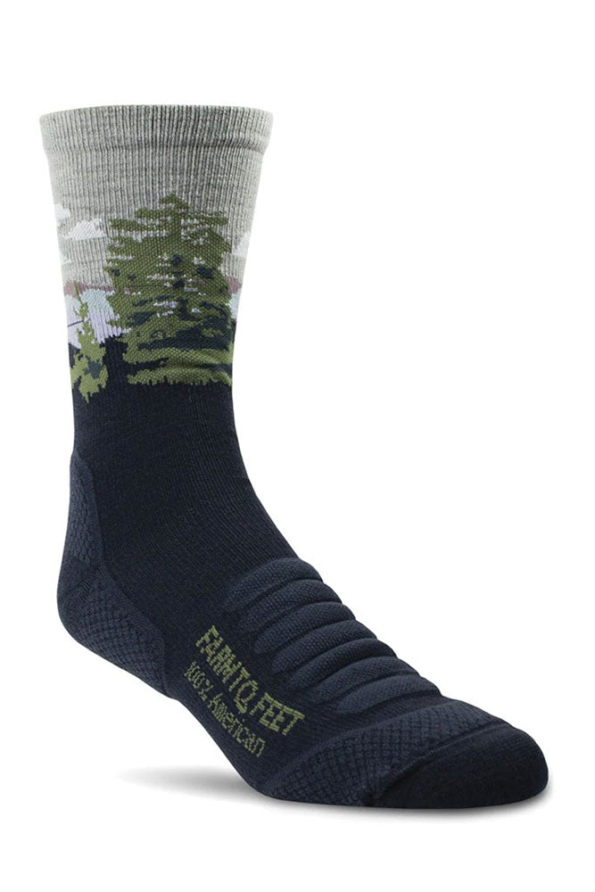 100% USA Made - 3/4 Cascade Socks