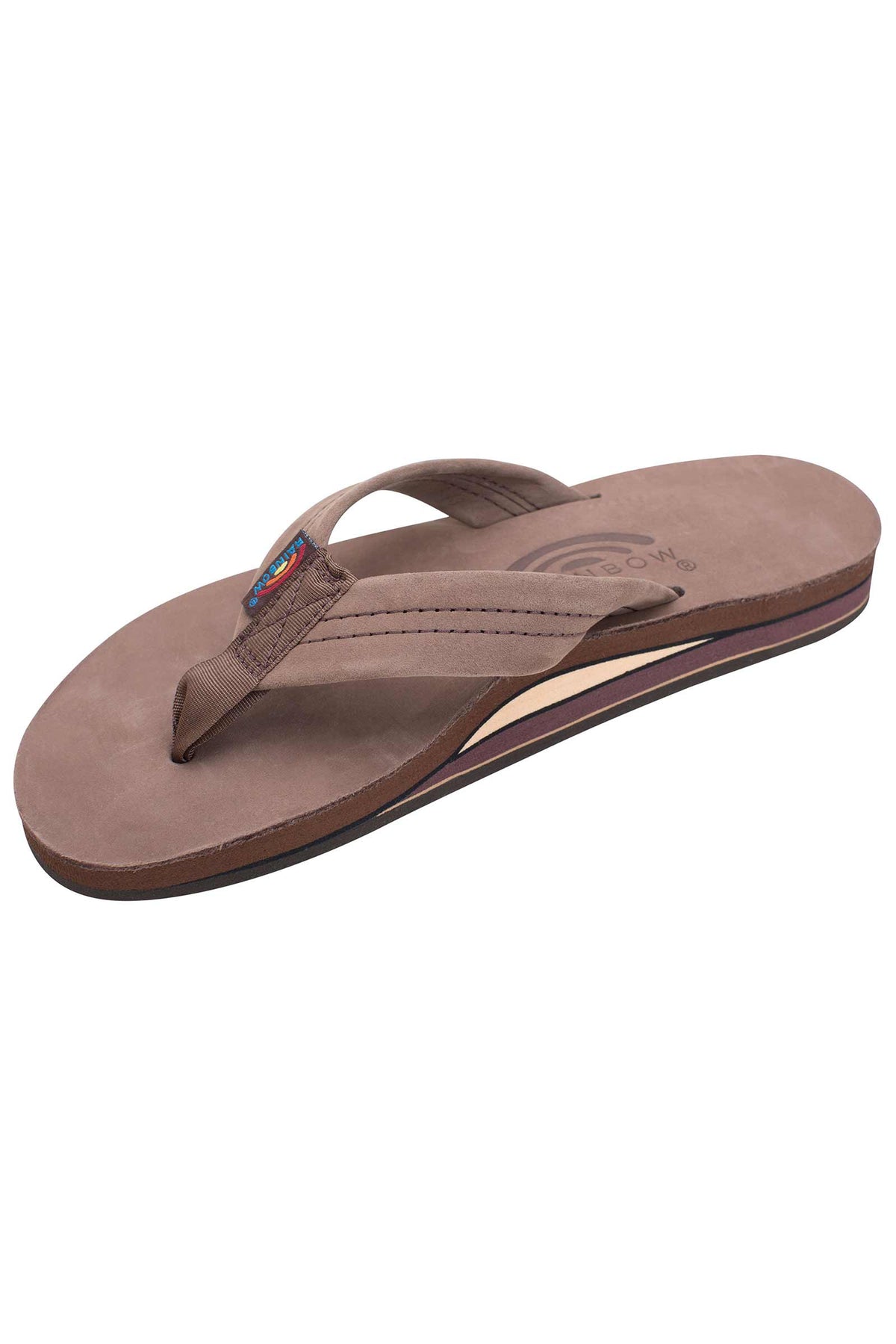 Womens Rainbow Sandals Premier Double Expresso