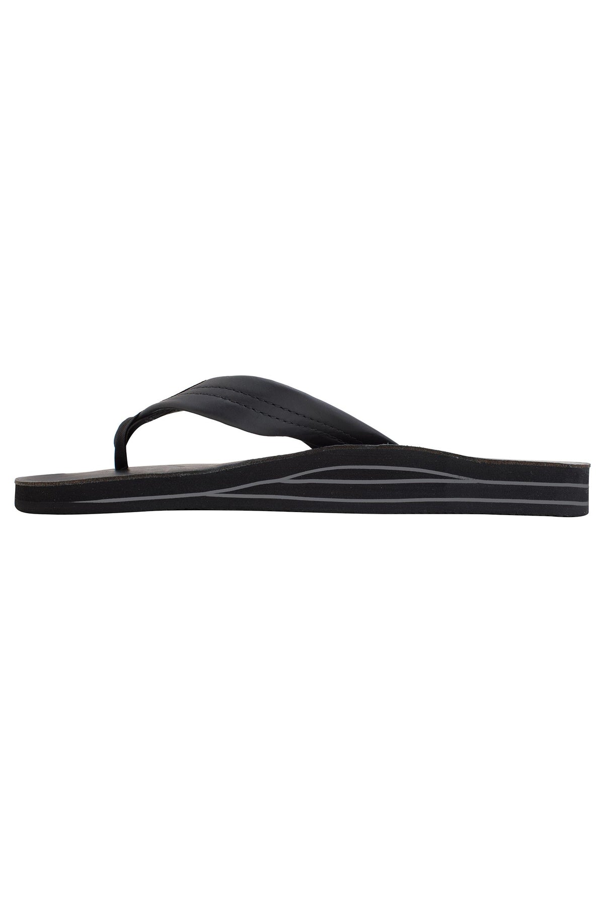 Mens Rainbow Sandals Classic Double Black