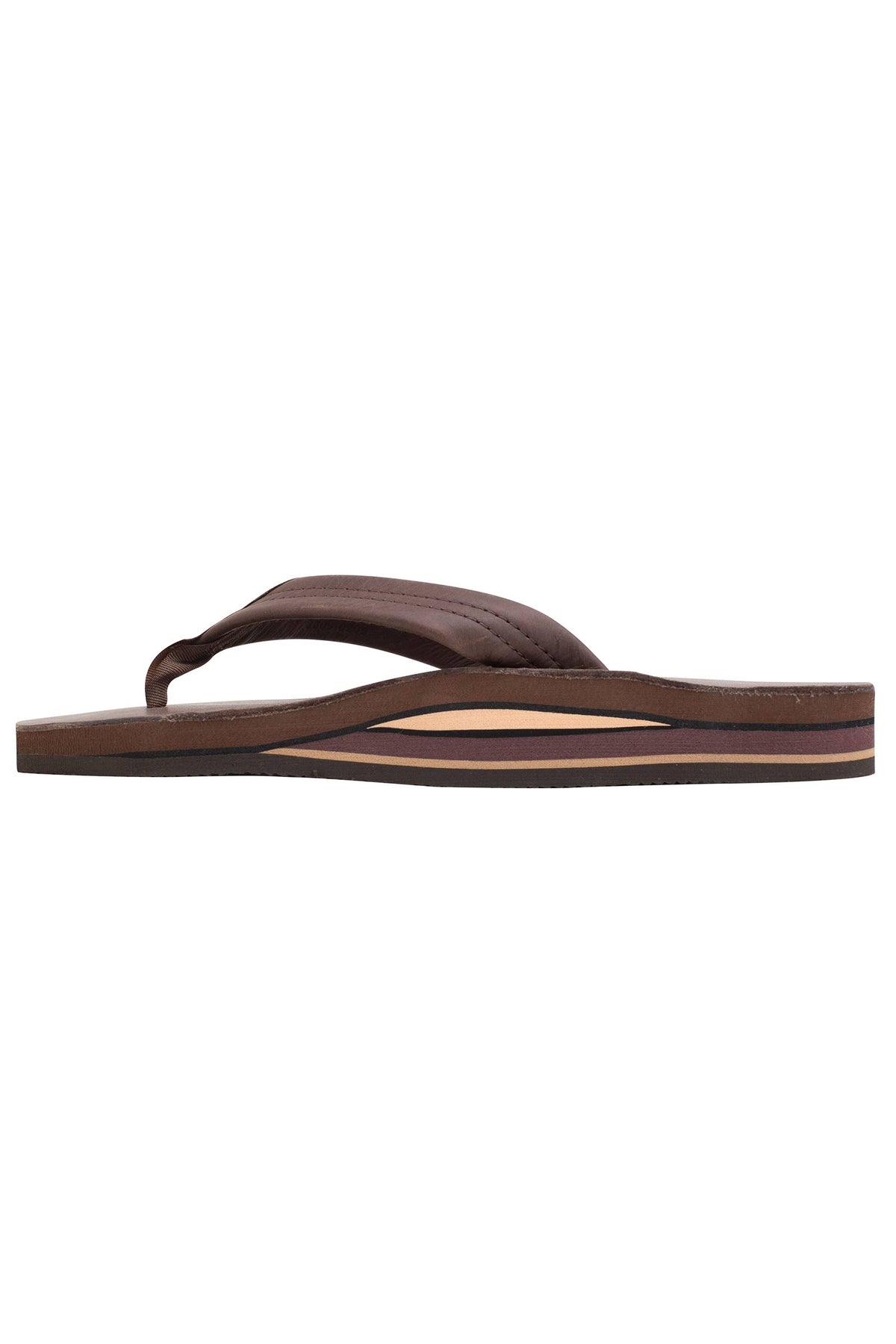 Womens Rainbow Sandals Classic Double Mocha