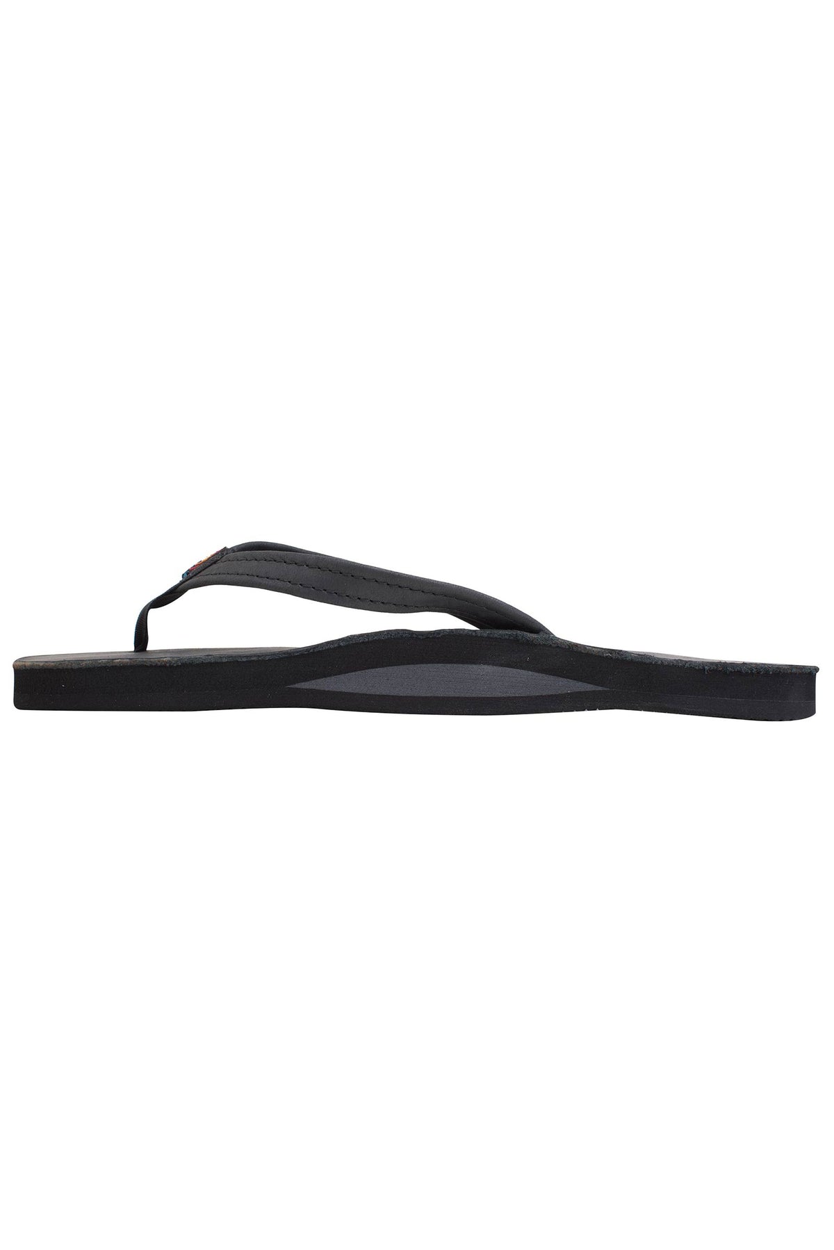 Womens Rainbow Sandals Classic Single Black