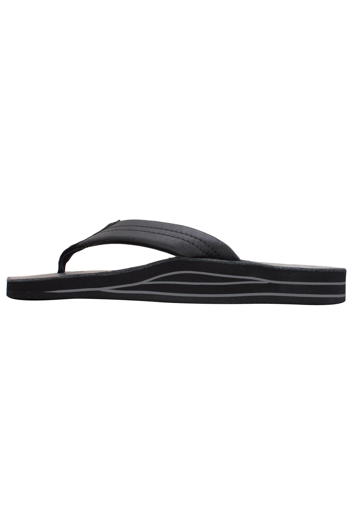 Womens Rainbow Sandals Classic Double Black