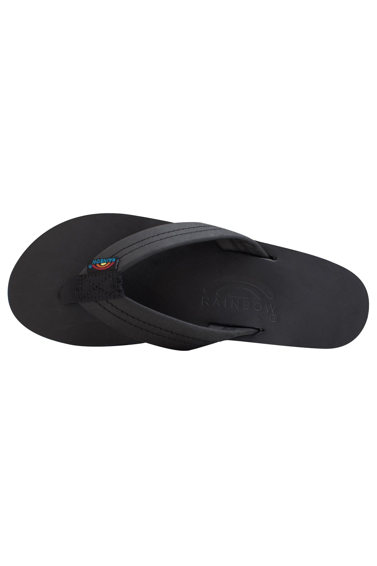 Womens Rainbow Sandals Classic Double Black