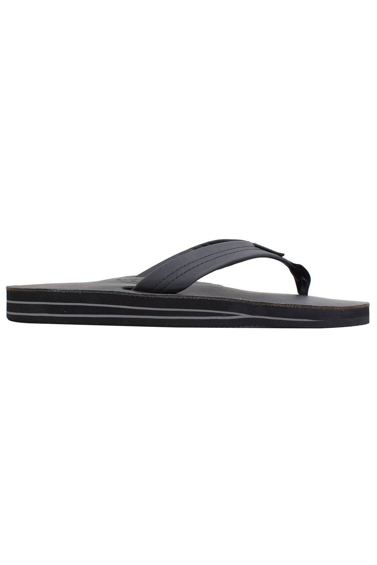 Mens Rainbow Sandals Classic Double Black