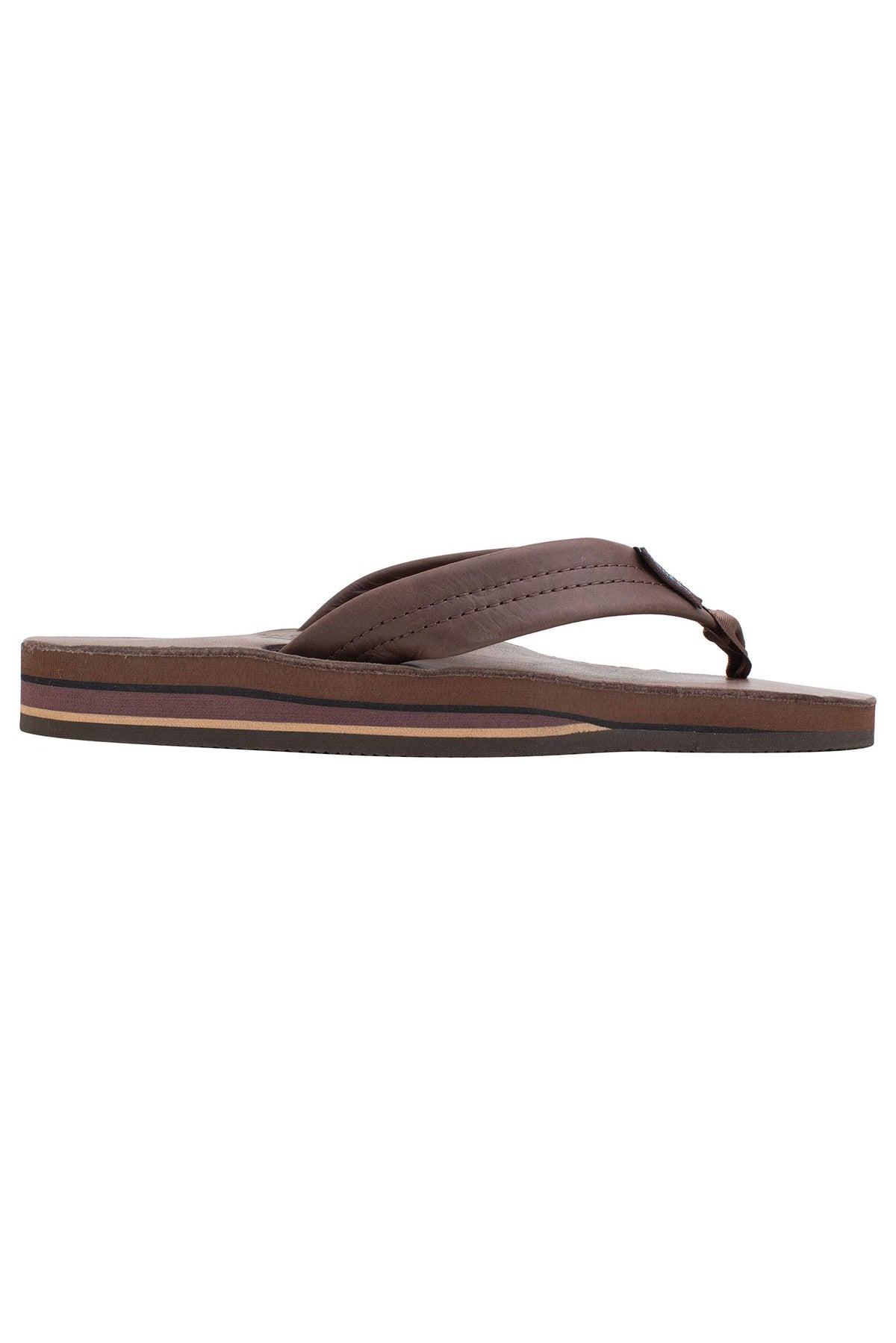 Womens Rainbow Sandals Classic Double Mocha